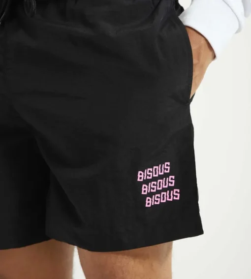 Bisous Skateboards Bisous X3 Glitter Swimshort Black