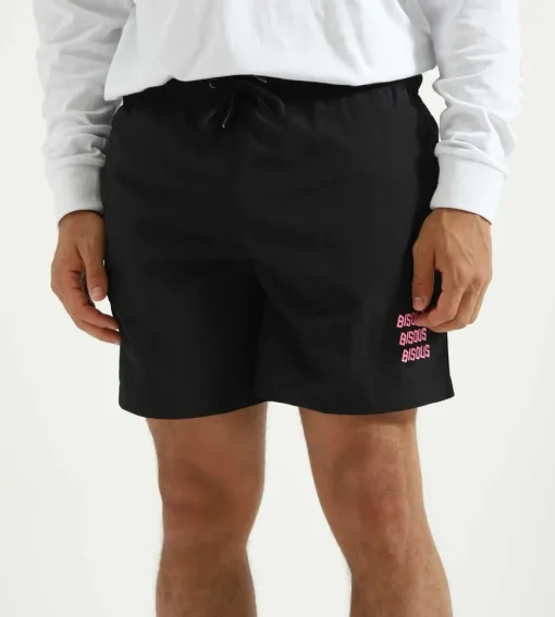 Bisous Skateboards Bisous X3 Glitter Swimshort Black