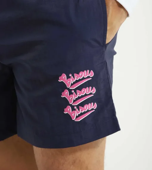 Bisous Skateboards Gianni Velvet Swimshort Navy