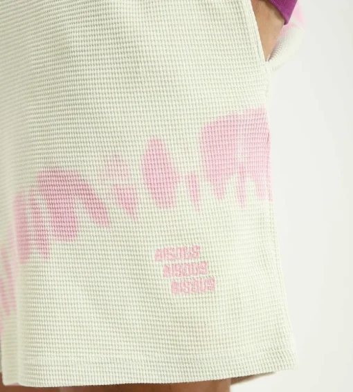 Bisous Skateboards Tie & Dye Shorts Cream