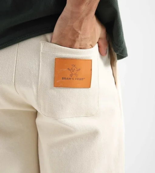 Bram's Fruit Core Twill Shorts Beige