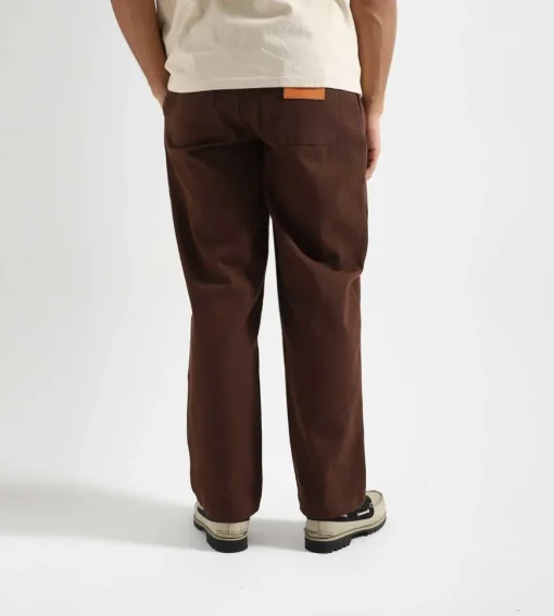Bram's Fruit Core Twill Trousers Khaki