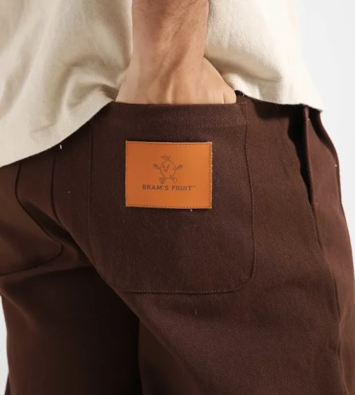 Bram's Fruit Core Twill Trousers Khaki