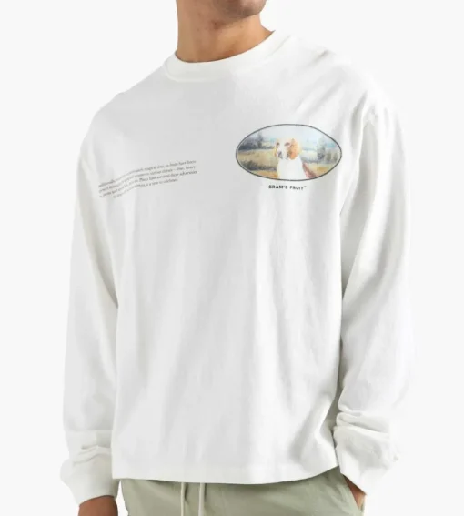 Bram's Fruit Forgotten Fruits Beagle Longsleeve White