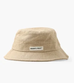 Bram's Fruit Jute Bucket Hat Brown