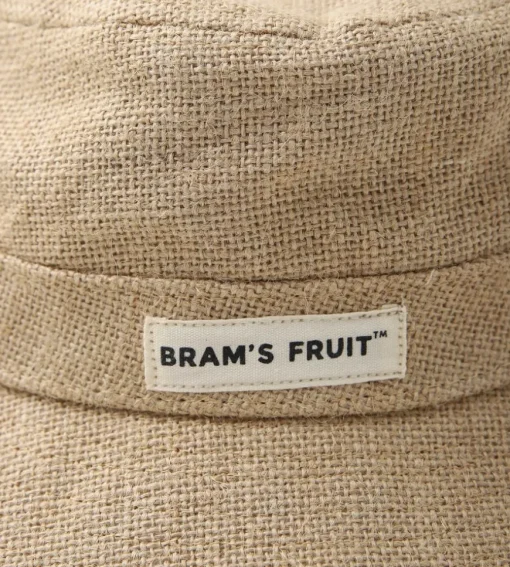 Bram's Fruit Jute Bucket Hat Brown