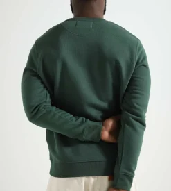 Cafe-Mountain College Crewneck Cedar Green