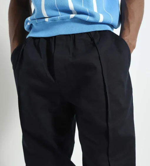 Cafe-Mountain Pleated Pant Deep Navy