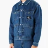 Calvin Klein Archive Denim Jacket Denim Dark