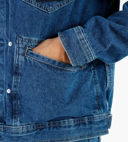 Calvin Klein Archive Denim Jacket Denim Dark