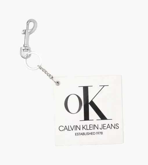 Calvin Klein Modernist Graphic Key Chain Ok Logo