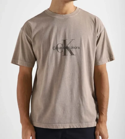 Calvin Klein Monologo Mineral Dye Tee Shitake