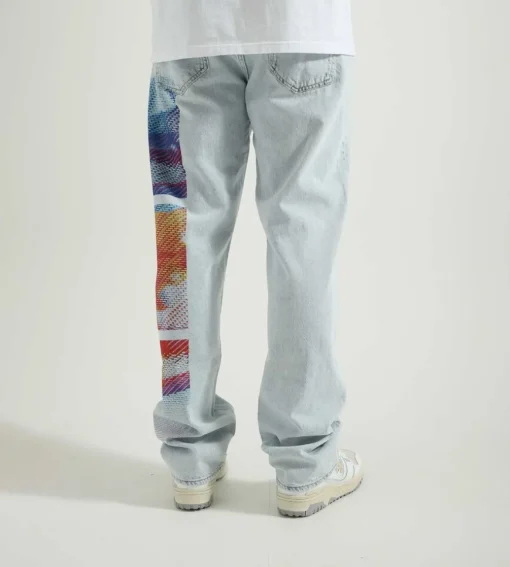 Calvin Klein 90S Straight Denim Light Blue