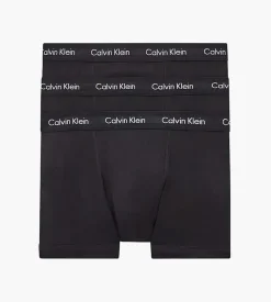 Calvin Klein Trunk 3Pk Black W. Black Wb