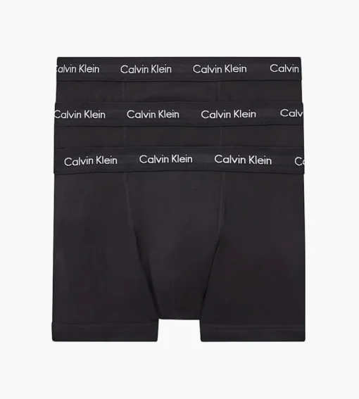 Calvin Klein Trunk 3Pk Black W. Black Wb