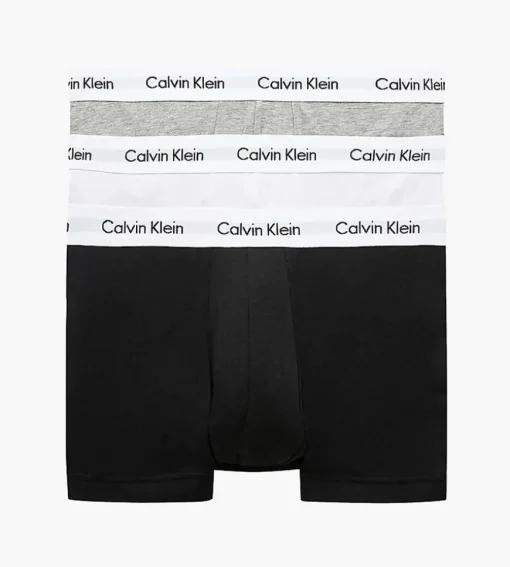 Calvin Klein Trunk 3Pk Black White Grey Heather