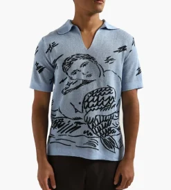 Carne Bollente Dirty Lancing Polo Baby Blue