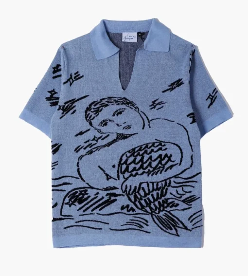 Carne Bollente Dirty Lancing Polo Baby Blue