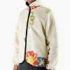 Carne Bollente Field Of The Reams Fleece Jacket White Multi