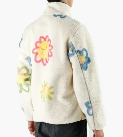 Carne Bollente Field Of The Reams Fleece Jacket White Multi