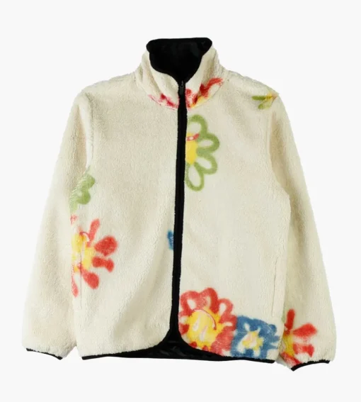 Carne Bollente Field Of The Reams Fleece Jacket White Multi