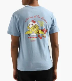 Carne Bollente Lick Me 24/7 T-Shirt Washed Blue