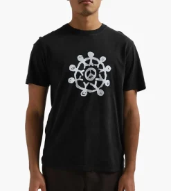 Carne Bollente Make Love Not War T-Shirt Washed Black