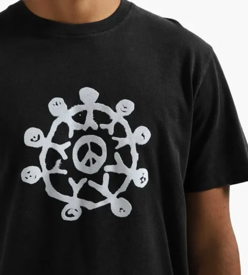Carne Bollente Make Love Not War T-Shirt Washed Black