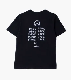 Carne Bollente Make Love Not War T-Shirt Washed Black