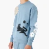 Carne Bollente Pantherass Sweater Washed Blue