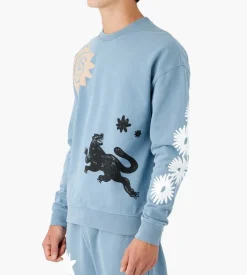 Carne Bollente Pantherass Sweater Washed Blue