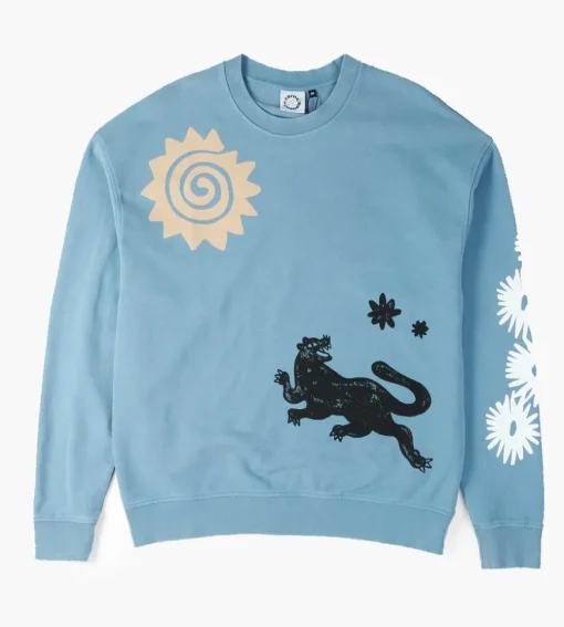 Carne Bollente Pantherass Sweater Washed Blue