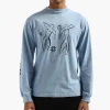 Carne Bollente Summer Of Slam Longsleeve Washed Blue