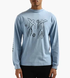 Carne Bollente Summer Of Slam Longsleeve Washed Blue