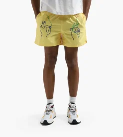 Carne Bollente Tender Hands Shorts Yellow