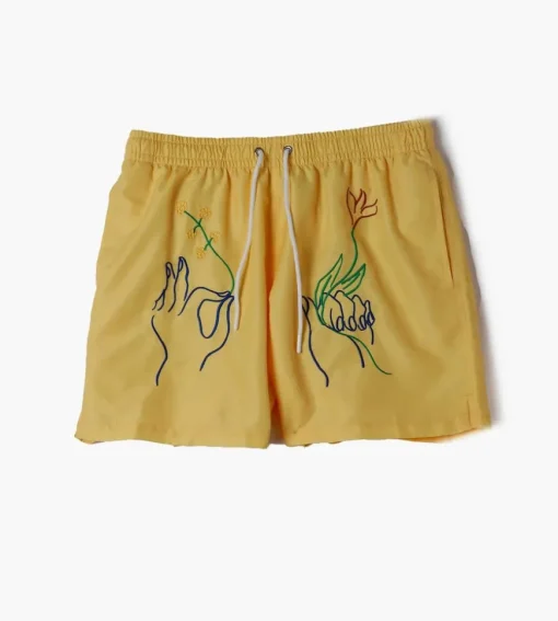 Carne Bollente Tender Hands Shorts Yellow