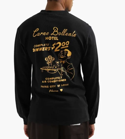 Carne Bollente The Carne Love Hotel Longsleeve Black