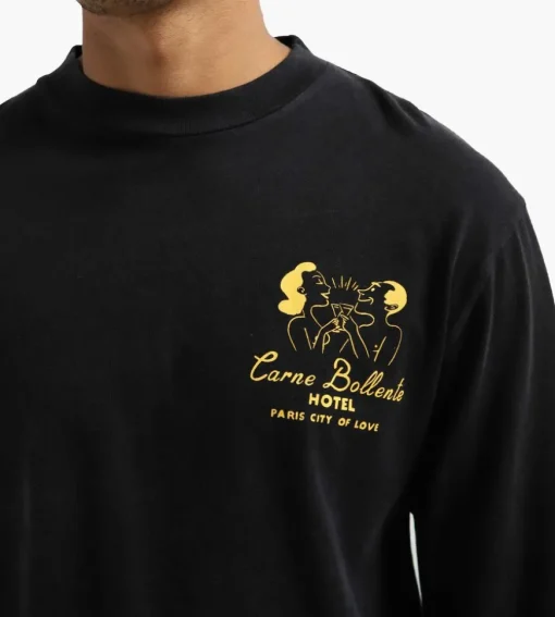 Carne Bollente The Carne Love Hotel Longsleeve Black