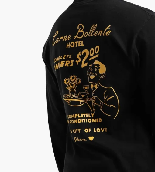 Carne Bollente The Carne Love Hotel Longsleeve Black