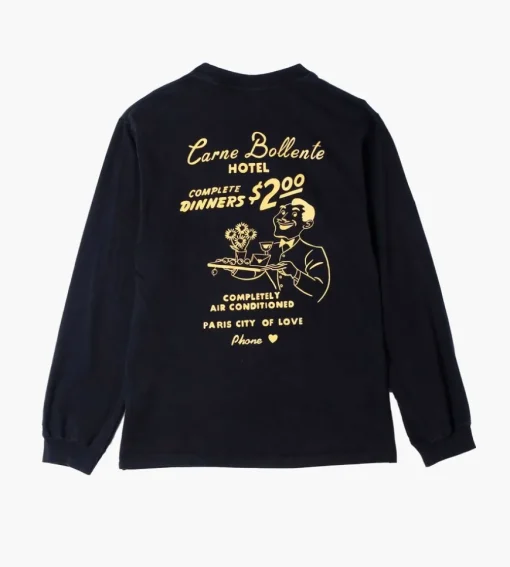 Carne Bollente The Carne Love Hotel Longsleeve Black