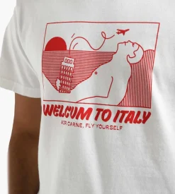 Carne Bollente Welcum To Italy T-Shirt White