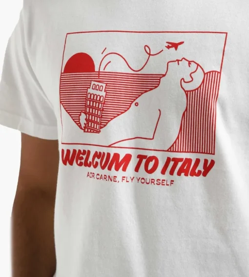 Carne Bollente Welcum To Italy T-Shirt White