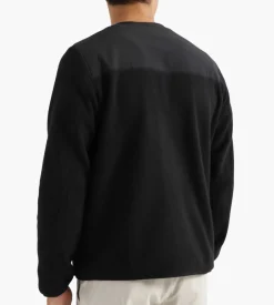 Carrier Goods Micro Fleece Cardigan Black