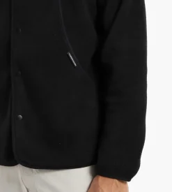 Carrier Goods Micro Fleece Cardigan Black