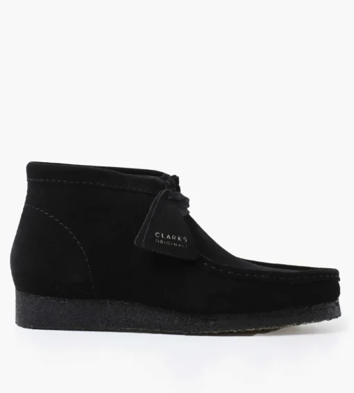 Clarks Originals Wallabee Boot Black Suede