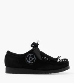 Clarks X Slam Jam Wallabee Black Embroidery