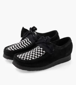 Clarks X Slam Jam Wallabee Black Embroidery