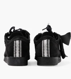 Clarks X Slam Jam Wallabee Black Embroidery