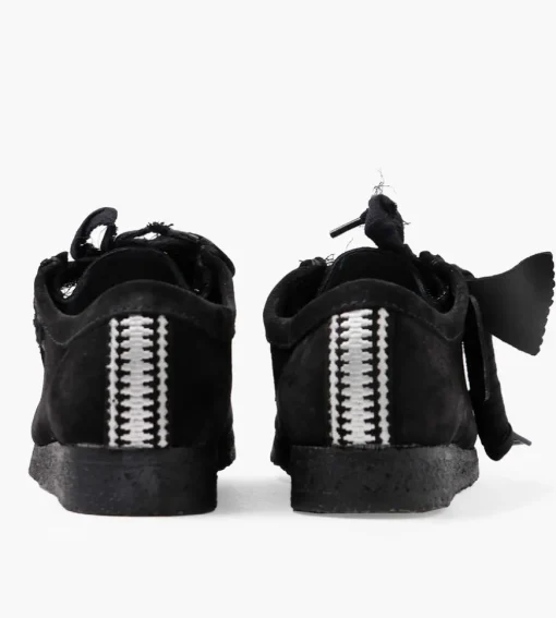 Clarks X Slam Jam Wallabee Black Embroidery