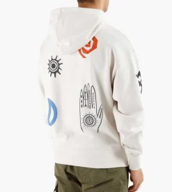 Daily Paper Puscren Hoodie White Sand